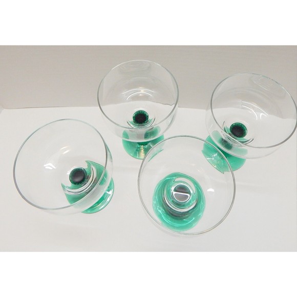 Libbey Lifestyles Cactus Stemmed Margarita Glasses Set of 4 - Picture 7 of 12